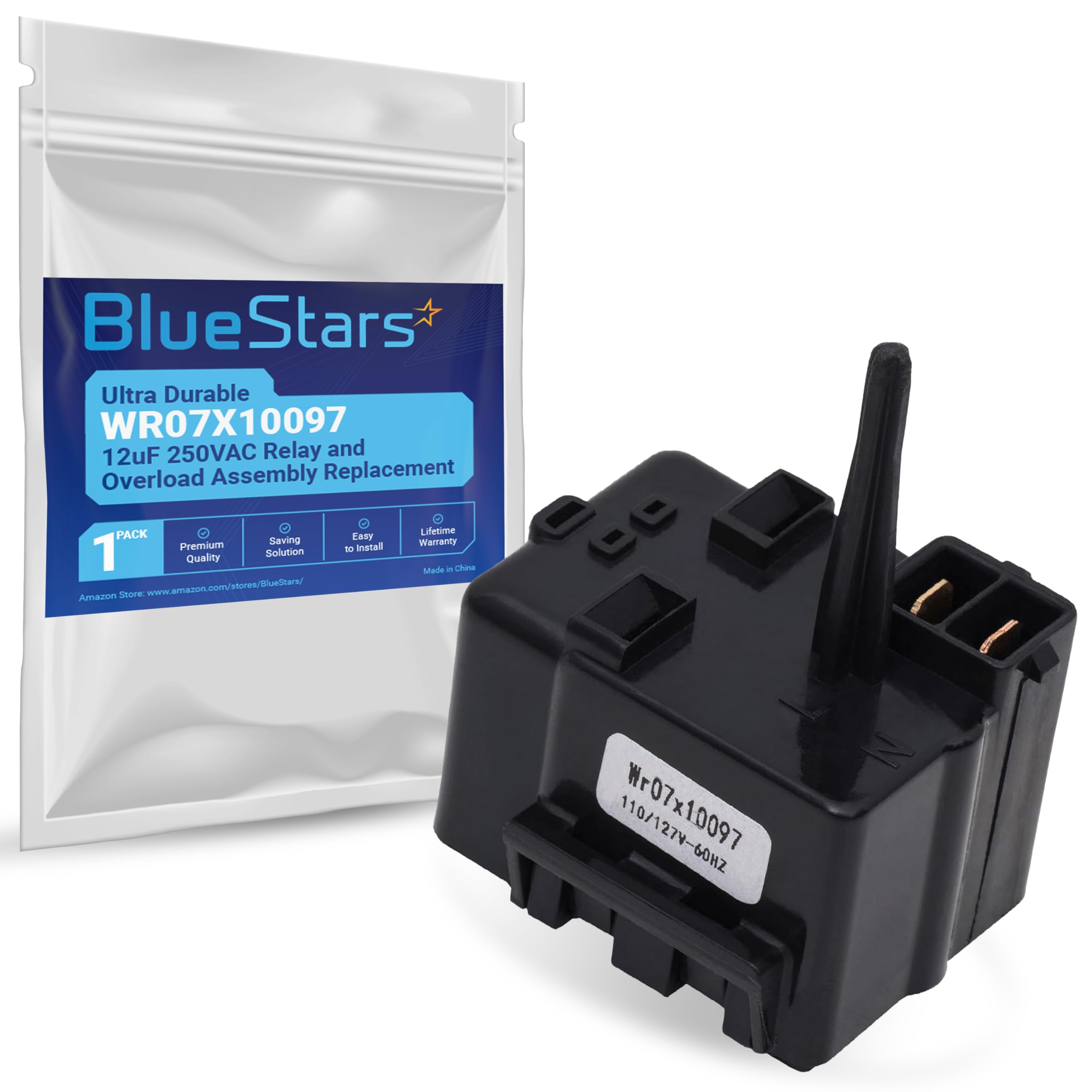 Amazon.com: BlueStars Ultra Durable WR07X10097 12uF 250VAC Relay